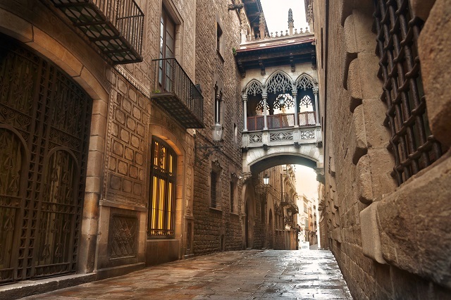 Barrio Gótico y Mercado de La Boqueria en Barcelona